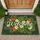 Welcome Monstera Palm Hibiscus Flowers - Garden Entryway Decor Doormat - 1
