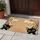 Black Cats Hi Bye Text Botanical Plants - Home Decor Cat Lover Gift Doormat - 5