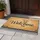 Welcome Bunny Paw Prints Black White Stripe - Everyday Home Entry Decor Gift Doormat - 5