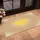 Yellow Heart Symbol with Radiating Rays - Warm Welcoming Home and Garden Decor Gift Doormat - 4