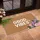 Good Vibes Heart Rose Iris Floral - Home Decor Gift Doormat - 4