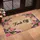 Fuck Off Script Pink Roses Purple Iris Floral - Home Decor Gift Doormat - 4