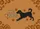 Black Dog Deep Play Bow Custom Family Name Paw Prints - Outdoor Home Decor Gift Doormat - 7
