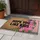 Hope You Like Kids Pink Roses Purple Irises - Welcoming Family Home Decor Gift Doormat - 5