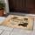 DACHSHUND Lovers Only Dachshunds Paw Prints Bone Shapes Domestic Greenery - Gift for Dachshund Owners Doormat - 5