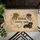 DACHSHUND Lovers Only Dachshunds Paw Prints Bone Shapes Domestic Greenery - Gift for Dachshund Owners Doormat - 6