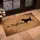 Custom Family name Playful Dog Silhouette - Rustic Home Decor Gift for Dog Lovers Doormat - 4