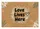 Love Lives Here Heart Delicate Leaf Vine Home Decor Doormat - 7