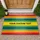 Crisp Edge-to-Edge Horizontal Rainbow Sans-serif Text Custom - Everyday Home Decor Gift Doormat - 1