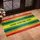 Crisp Edge-to-Edge Horizontal Rainbow Sans-serif Text Custom - Everyday Home Decor Gift Doormat - 4