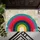 Concentric Rainbow Arcs - Everyday Home Decor Gift Doormat - 6