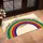 Crisp Richly Textured Concentric Bands Arc Flowing Waves Fiber - Home Decor Gift Doormat - 4