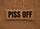 Piss Off Bold Text - Assertive Rustic Home Decor Gift Doormat - 7