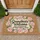 Grandkids Welcome Peony Blooms String-of-Pearls - Grandparent Home Decor Gift Doormat - 1