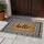 Script Hello Heart Geometric Border Sisal Mat Home Decor Gift Doormat - 5