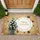 Merry Christmas Snowflakes Wreath Pine Tree - Holiday Home Decor Doormat - 1