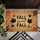 FALL sweet FALL Black Silhouette Maple Oak Leaves Decor - Autumn Season Home Decor Gift Doormat - 6