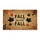 FALL sweet FALL Black Silhouette Maple Oak Leaves Decor - Autumn Season Home Decor Gift Doormat - 3