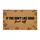 IF YOU DON'T LIKE DOGS Fuck Off Text - Humorous Dog Lover Housewarming Gift Doormat - 3