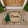 Ebanks Script Snowflake Wreath Pine Tree Polka Dots - Home Decor Gift Doormat - 1