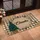 Ebanks Script Snowflake Wreath Pine Tree Polka Dots - Home Decor Gift Doormat - 4