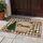 Ebanks Script Snowflake Wreath Pine Tree Polka Dots - Home Decor Gift Doormat - 5