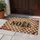 NOEL Frosted Christmas Tree Polka Dots - Festive Rustic Holiday Decor Doormat - 5