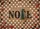 NOEL Frosted Christmas Tree Polka Dots - Festive Rustic Holiday Decor Doormat - 7