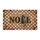 NOEL Frosted Christmas Tree Polka Dots - Festive Rustic Holiday Decor Doormat - 3
