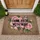 Come Back With Wine Glass Peonies Succulents Lantern Home Decor Gift for Wine Lover Doormat - 1