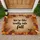 "We're Really Into Fall" Script Text with Autumn Foliage - Fall Home Decor Gift Doormat - 1