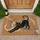 Black Cat Silhouette - Everyday Home Decor Gift for Cat Lover Doormat - 1