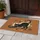 Sleek Black Cat Stretch - Cozy Home Decor Gift for Cat Lover Doormat - 5