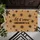Snowflake 'let it snow SOMEWHERE ELSE' Calligraphy - Winter Humor Home Decor Doormat - 6