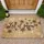 Let It Snow Cursive Script Snowflakes - Winter Holiday Home Decor Gift Doormat - 1
