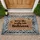 Into Halloween Message Bats Spiderwebs - Halloween Home Decor Doormat - 1