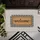 Welcome Script Geometric Tribal Weave Fringe Tassel - Entryway Home Decor Living Room Doormat - 6
