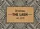Welcome Family Black Off-White Tan Greek Key Labyrinth Custom Name - New Home Welcome Gift Doormat - 7