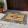 Welcome Family Black Off-White Tan Greek Key Labyrinth Custom Name - New Home Welcome Gift Doormat - 5