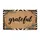 Grateful Script Textured Cream Black - Everyday Appreciation Home Decor Gift Doormat - 3