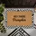 HEY THERE Pumpkin Greeting Zigzag - Autumn Fall Harvest Welcome Decor Gift Doormat - 6