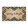 Merry & Bright Script Chevron Zigzag Fibrous Texture Christmas Holiday Home Decor Doormat - 3