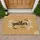 Gather Script Laurel Wreath Botanical Greenery - Rustic Farmhouse Home Decor Doormat - 1