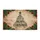 We Wish You A Merry Christmas Tree Silhouette Pinecone Berries - Holiday Gift Doormat - 3
