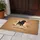 Fluffy Dog Silhouette 'Hello Welcome' Text - Home Decor Gift for Dog Lover Doormat - 5