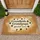 Grandkids & Grandpups Spoiled Here Paw Prints - Home Decor Gift for Grandparents Doormat - 1