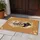 Hello Script Friendly Ghost Swirling Mist Tan Gold Welcome Home Decor Gift Doormat - 5