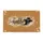 Hello Script Friendly Ghost Swirling Mist Tan Gold Welcome Home Decor Gift Doormat - 3