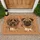 Friendly Labradoodle Grumpy Pug Dogs Hi Bye - Home Decor Gift for Dog Lovers Doormat - 1