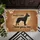 Watchful Dog Silhouette 'No Need To Knock' - Home Protection Decor - Dog Lover Gift Doormat - 6